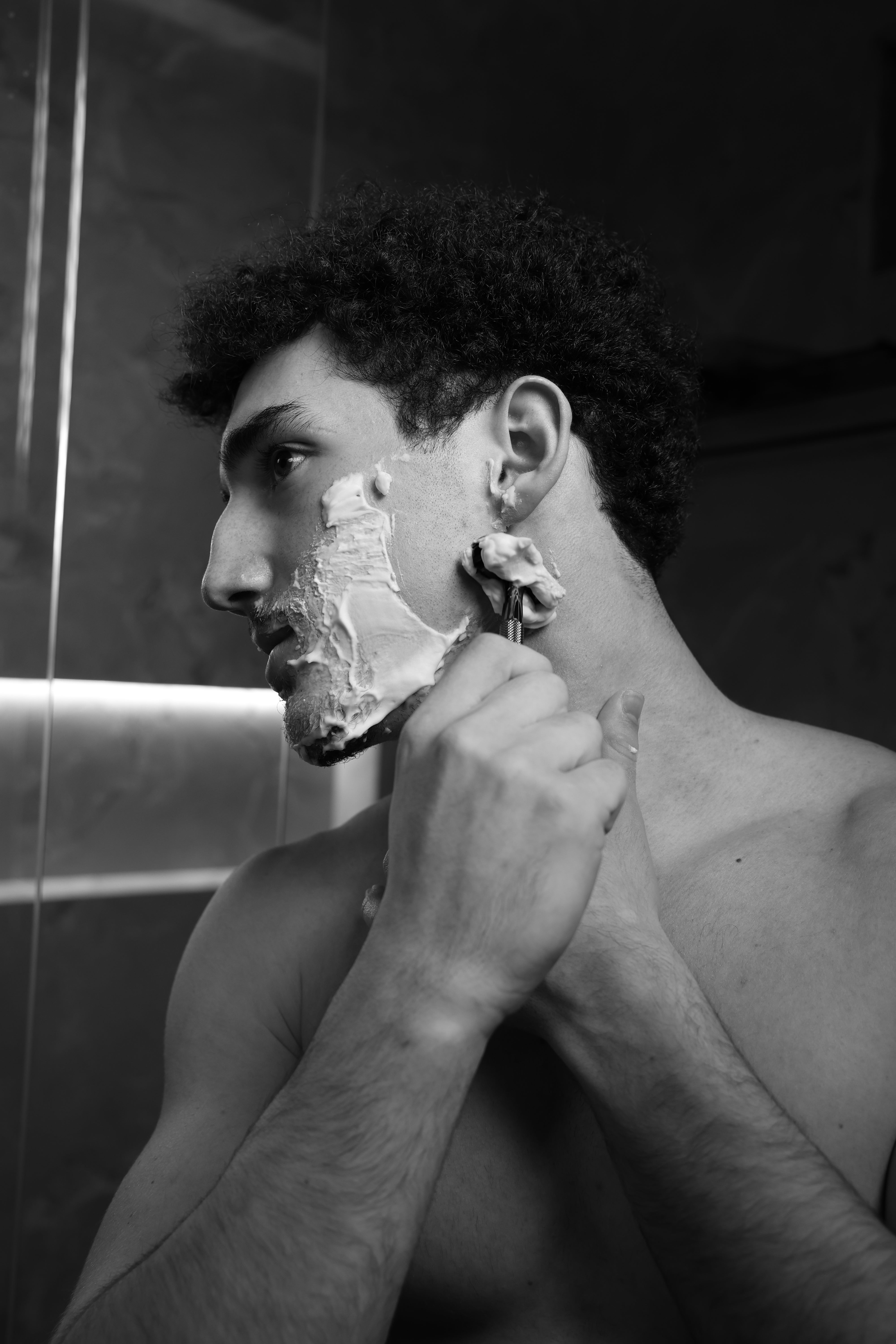 Al-moos lifetime single blade safety razor