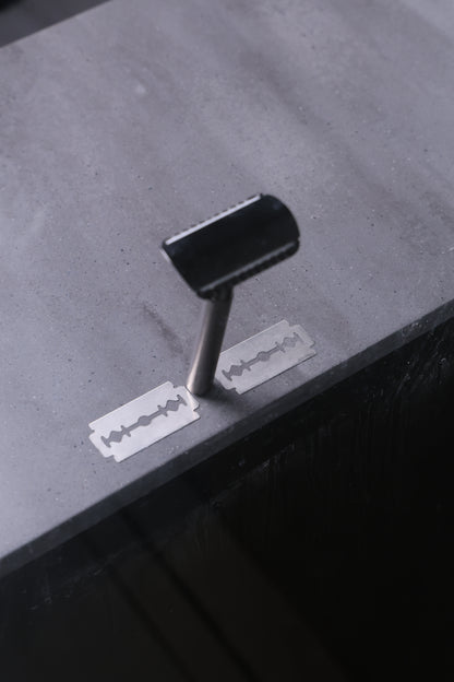 Al-moos lifetime single blade safety razor